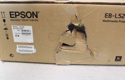 SALE OUT. Epson 3LCD WUXGA (1920 x 1200 pixels) Laser Projector EB-L520U, 5200 lumens, 16:10, White | Epson | EB-L520U | WUXGA (1920x1200) | Colour | 5200 ANSI lumens | Inkjet | White | A4 | DAMAGED PACKAGING, REFURBISHED | Lamp warranty 12 month(s)