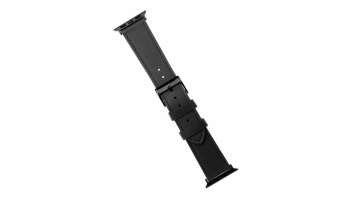 Fixed | Strap for Apple Watch 42/44/45/46/49mm | Black | Leather