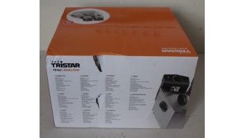 SALE OUT. Tristar FR-6937 Double Fryer, Stainless Steel | Tristar | Double Fryer | FR-6937 | Power 2 x 1800 W | Capacity 6 L | DAMAGED PACKAGING, DENT ON SIDE, BROKEN HANDLE
