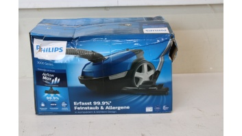 SALE OUT.  Philips XD3110/09 Vacuum cleaner, Bagged, Power 900 W, Dust bag 3 L, Working radius 9 m, Blue Philips Vacuum cleaner 3000 Series XD3110/09 Bagged Power 900 W Dust capacity 3 L Blue DAMAGED PACKAGING | Philips Vacuum cleaner | 3000 Series XD3110