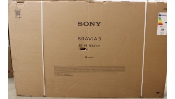 Sony K65S35B Bravia 3 | 65 | Smart TV | Android TV | QFHD | Black | DAMAGED PACKAGING