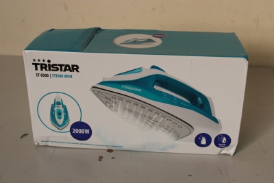 SALE OUT. Tristar ST-8300 Steam iron, Green | Tristar ST-8300 | Steam Iron | 2000 W | Water tank capacity 210 ml | Continuous steam 16 g/min | Green | DAMAGED PACKAGING