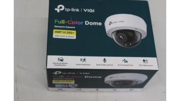 SALE OUT. TP-Link VIGI C240 (2.8mm) VIGI 4MP Full-Color Dome Network Camera | TP-LINK | Full-Color Dome Network Camera | VIGI C240 | 34 month(s) | Dome | 4 MP | 2.8mm | IP67, IK10 | H.265+/H.265/H.264+/H.264 | MicroSD, max. 256 GB | UNPACKED, USED