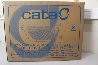 SALE OUT. CATA CAMPANA Hood FK SLIM 6000 BK, B, Width 60 cm, Max 162 m³/h, LED, Black | CATA Hood | FK SLIM 6000 BK | Conventional | Energy efficiency class B | Width 60 cm | 162 m³/h | Mechanical | LED | Black | UNPACKED