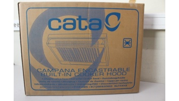 SALE OUT. CATA CAMPANA Hood FK SLIM 6000 BK, B, Width 60 cm, Max 162 m³/h, LED, Black | CATA Hood | FK SLIM 6000 BK | Conventional | Energy efficiency class B | Width 60 cm | 162 m³/h | Mechanical | LED | Black | UNPACKED