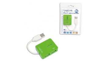 Logilink | USB 2.0 Hub 4-Port, Smile, Green