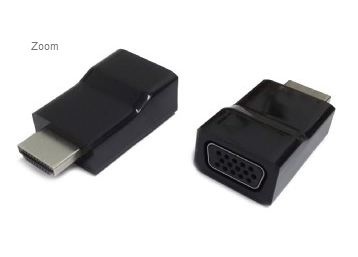 Gembird | HDMI to VGA adapter, single port | Black | HDMI | VGA