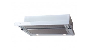CATA | Hood | TF 2003 600 GWH | Telescopic | Energy efficiency class C | Width 60 cm | 390 m³/h | Mechanical control | LED | White Glass