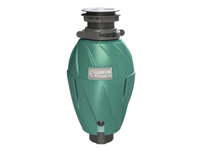 Elleci | Food waste disposers | TDH00750 | 500 W | 1070 ml | 2800 RPM | Green