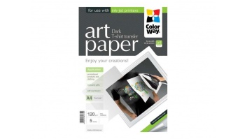 ART T-shirt transfer (dark) | 120 g/m² | A4 | A4 | Photo Paper