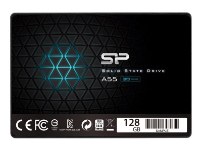 Silicon Power | A55 | 128 GB | SSD form factor 2.5" | Solid-state drive interface SATA | Read speed 550 MB/s | Write speed 420 MB/s