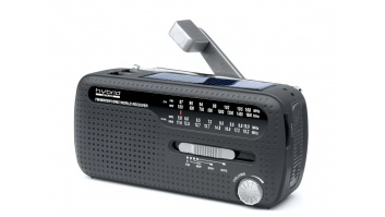 Muse | Radio Power supply by dynamo and solar | MH-07DS | Black