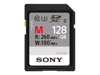 Sony 128 GB SF-M Series UHS-II SD Memory Card | Sony | 128 GB | SDXC | Flash memory class 10