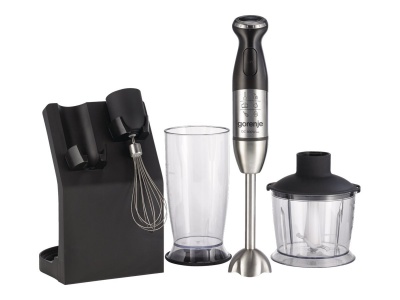 Gorenje | Blender | HBC807QB | Hand Blender | 800 W | Number of speeds Variable | Chopper | Black