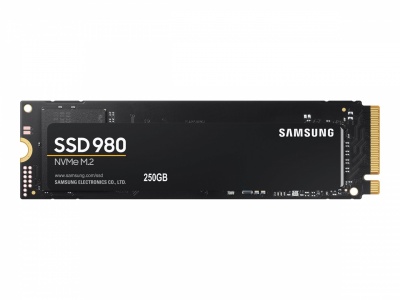 Samsung | V-NAND SSD | 980 | 250 GB | SSD form factor M.2 2280 | Solid-state drive interface M.2 NVME | Read speed 2900 MB/s | Write speed 1300 MB/s