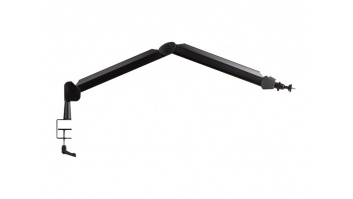 Elgato | Wave Mic Arm | 10AAM9901 | Upper Arm Length (400 mm); Lower Arm Length  (400 mm); Riser Extension (150 mm); Horizontal Reach (780 mm); Vertical Reach (750 mm) (without riser); Desk Clamp expandable up to 60 mm | Suspension Boom
