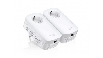 TP-LINK | AV1300 Gigabit Passthrough Powerline Starter Kit | TL-PA8010P KIT | 1300 Mbit/s | Ethernet LAN (RJ-45) ports 1 | No Wi-Fi | Extra socket