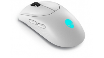 Dell | Mouse | Alienware Tri-Mode AW720M | 2.4GHz Wireless Gaming Mouse | Wireless | Wireless - 2.4 GHz, Bluetooth 5.1. USB-C | Lunar light