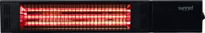 SUNRED | Heater | RDS-15W-B, Fortuna Wall | Infrared | 1500 W | Black | IP55