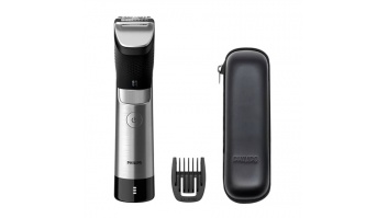 Philips | Beard Trimmer | BT9810/15 | Cordless and corded | Number of length steps 30 | Step precise 0.4 mm | Black/Silver