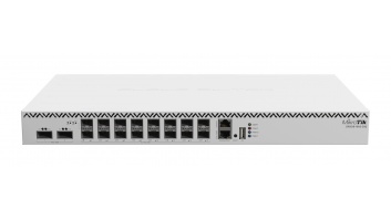 MikroTik | Cloud Router Switch with RouterOS L5 license | 518-16XS-2XQ-RM | Rackmountable | SFP ports quantity 16x of 25G SFP28 ports; 2x of 25G SFP28 ports | Power supply type Internal