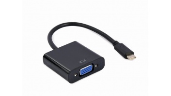 Cablexpert | USB Type-C to VGA adapter cable | A-CM-VGAF-01 | Black | USB Type-C | VGA | 0.15 m