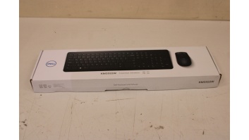 SALE OUT. Dell Keyboard and Mouse KM3322W Wireless US International | Dell | Keyboard and Mouse | KM3322W | Keyboard and Mouse Set | Wireless | Batteries included | US | DAMAGED PACKAGING, REFURBISHED | Black | Wireless connection