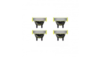 Philips | Replaceable Blade (4 pcs) | OneBlade QP440/50 | Black/Green