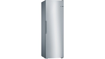 Bosch | Freezer | GSN36VLEP | Energy efficiency class E | Upright | Free standing | Height 186 cm | Total net capacity 242 L | No Frost system | Stainless Steel