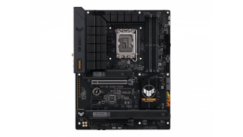 Asus | TUF GAMING B760-PLUS WIFI | Processor family Intel | Processor socket LGA1700 | DDR4 | Supported hard disk drive interfaces SATA, M.2 | Number of SATA connectors 4