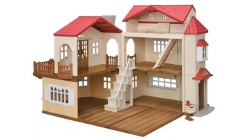Sylvanian Families Village House with Red Roof | 5708SYL | Plastic