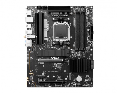 MSI | PRO B650-S WIFI | Processor family AMD | Processor socket AM5 | DDR5 | Supported hard disk drive interfaces SATA, M.2 | Number of SATA connectors 4