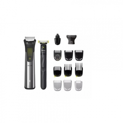 Philips | All-in-One Trimmer | MG9552/15 | Cordless | Wet & Dry | Number of length steps 27 | Silver/Black/Green