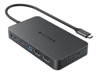 Hyper | HyperDrive Universal USB-C 7-in1 Dual HDMI Mobile Dock for M1/M2 MBAir/Pro | HDMI ports quantity 2