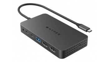Hyper | HyperDrive Universal USB-C 7-in1 Dual HDMI Mobile Dock for M1/M2 MBAir/Pro | HDMI ports quantity 2