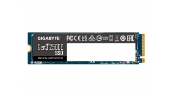Gigabyte G325E1TB | 1000 GB | Solid-state drive interface PCIe 3.0x4, NVMe1.3 | Read speed 2400 MB/s | Write speed 1800 MB/s