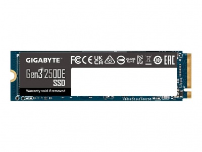 Gigabyte SSD | G325E500G | 500 GB | Solid-state drive interface PCIe 3.0x4, NVMe1.3 | Read speed 2300 MB/s | Write speed 1500 MB/s