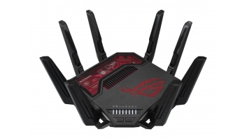 WiFi 7 Tri-band Gaming Router | ROG Rapture GT-BE19000 | 802.11ax | 10/100/1000 Mbit/s | Ethernet LAN (RJ-45) ports 1 | Mesh Support Yes | MU-MiMO Yes | 4G/5G | Antenna type External