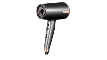 Remington | Hair dryer | D6077 | 2000 W | Number of temperature settings 3 | Ionic function | Diffuser nozzle | Grey