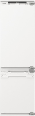 Gorenje Refrigerator | NRKI517E42 | Energy efficiency class E | Built-in | Combi | Height 177.2 cm | No Frost system | Fridge net capacity 176 L | Freezer net capacity 76 L | Display | 35 dB | White