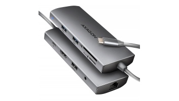 AXAGON Multi port USB-C 5Gbps hub | HMC-8HLSA