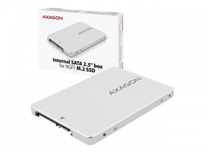 AXAGON Internal 2.5" box with SATA interface for M.2 SATA SSD | RSS-M2SD