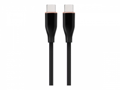 Cablexpert | Premium Silicon Type-C Power Delivery (PD) Charging and Data Cable, 1.5 m | CC-USB2S-CMCM-1.5M-BK
