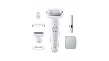 Braun Epilator | SES9-341 Silk-épil 9 | Operating time (max) 50 min | Number of power levels 2 | Wet & Dry | White