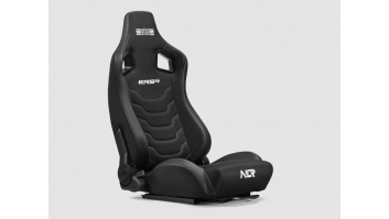 Next Level Racing | SIMAERO Mesh Fabric | Reclining Seat | ERS4 Elite Fabric & SimAero Mesh Edition | Black