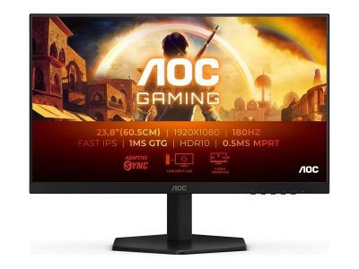 AOC 24G42E | 24 " | IPS | FHD | 16:9 | 180 Hz | 1 ms | 1920 x 1080 pixels | 300 cd/m² | HDMI ports quantity 1 | Black