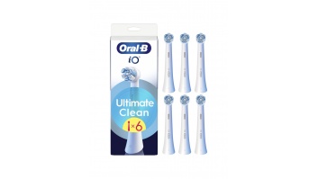 Oral-B | Replaceable toothbrush heads | iO UltimateClean | Heads | For adults | Number of brush heads included 6 | White