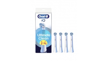 Oral-B | Replaceable toothbrush heads | iO UltimateClean | Heads | For adults | Number of brush heads included 4 | White
