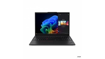Lenovo ThinkPad T16 G4 AMD | Black | 16 " | IPS | WUXGA | 1920 x 1200 pixels | Anti-glare | AMD Ryzen AI 7 PRO | 350 | 32 GB | SO-DIMM DDR5 | Solid-state drive capacity 1000 GB | AMD Radeon 860M Graphics | Windows 11 Pro | 802.11be | Bluetooth version 5.4