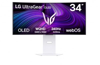 LG 34GX90SA-W | 34 " | OLED | 21:9 | 240 Hz | 1 ms | 3440 x 1440 pixels | 250 cd/m² | HDMI ports quantity 2 | White